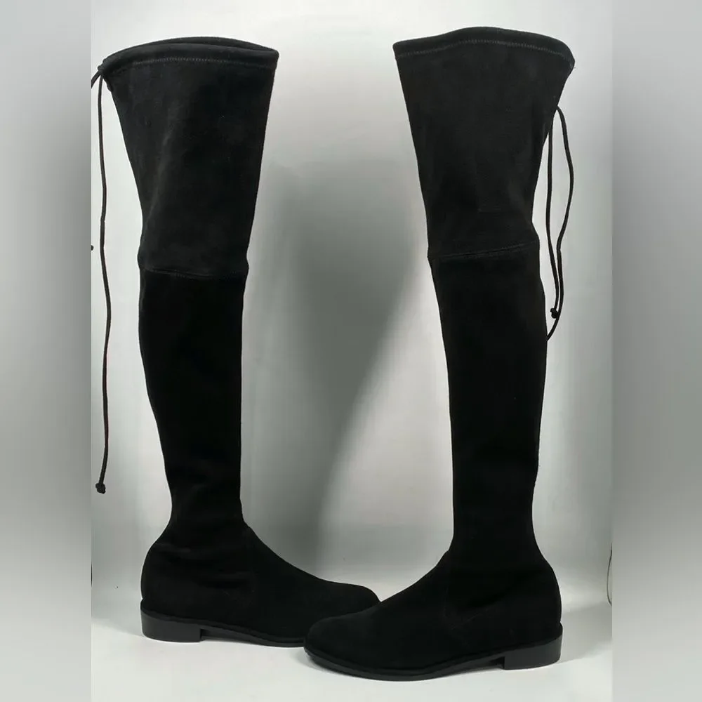 Stuart Weitzman Lowland Suede Thigh-High Boots size 7